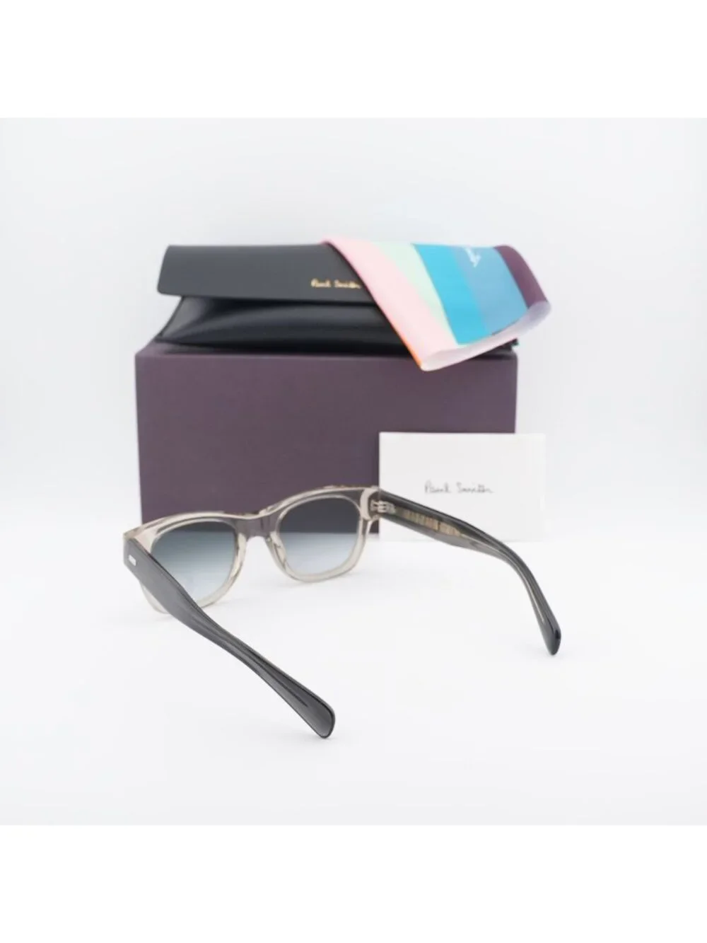 Paul Smith PSSN097 HIGHGATE 278 Square Sunglasses - Sand  / Blue